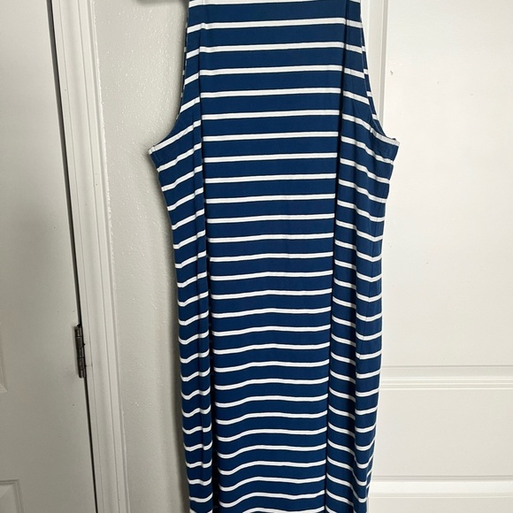 🔴 CLEARANCE buy 2 for $12
Natural Reflections Blue and White Striped Midi Dress - Picture 3 of 4